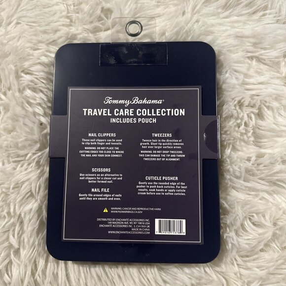 Tommy Bahama Mens Manicure Essential Travel Set NEW Reusable Tin - Picture 5 of 7